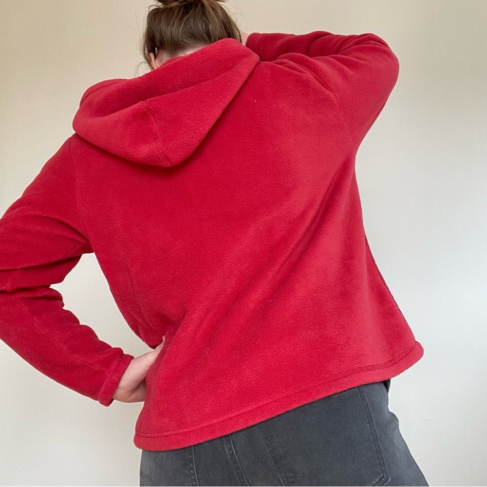Fleece Red Peanuts Snoopy zip up hoodie - Picture 8 of 8